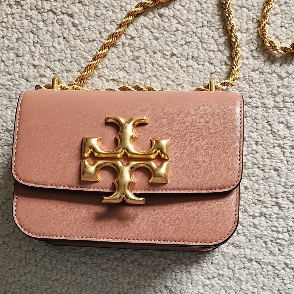 Tory Burch Pink Leather Crossbody Bag